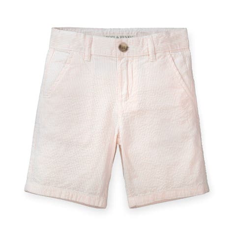 Baby Boys' Organic Seersucker Short, Infant