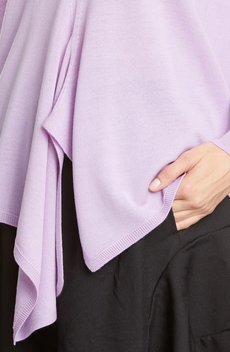 Comme des Garçons Asymmetrical Knit Wool Sweater, Alternate, color,