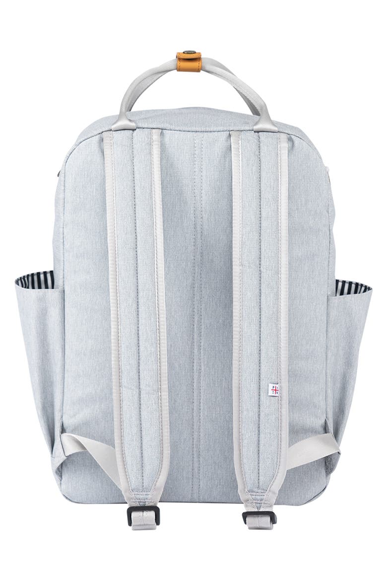 Elkin Sustainable Diaper Backpack, Alternate, color, HEATHER GREY
