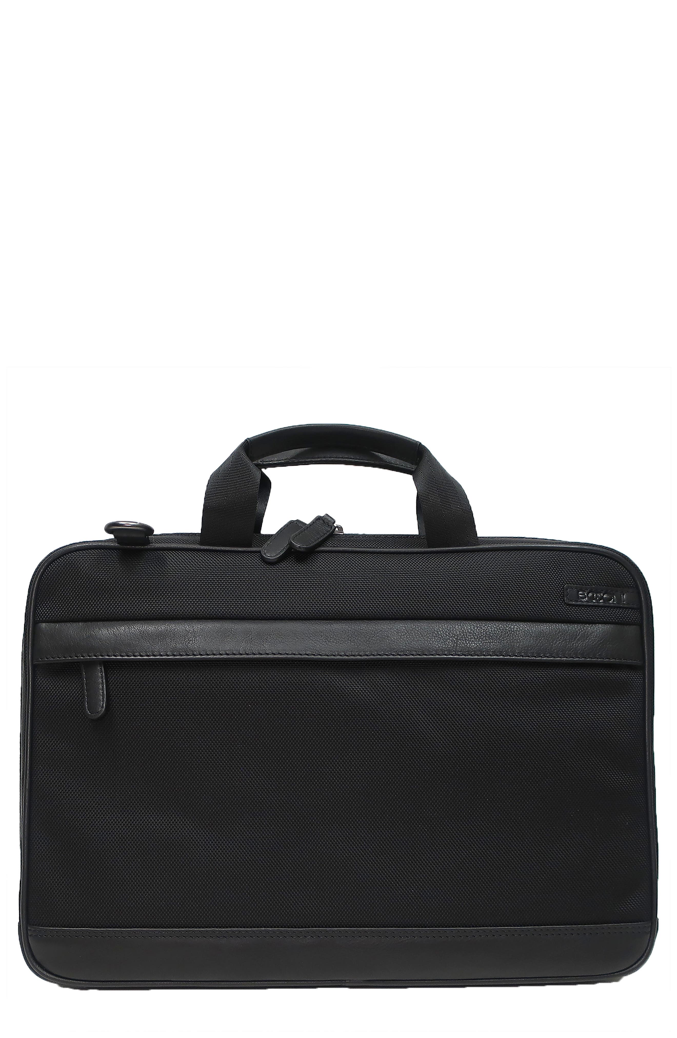 BOCONI Ballistic Nylon Briefcase, Main, color, 