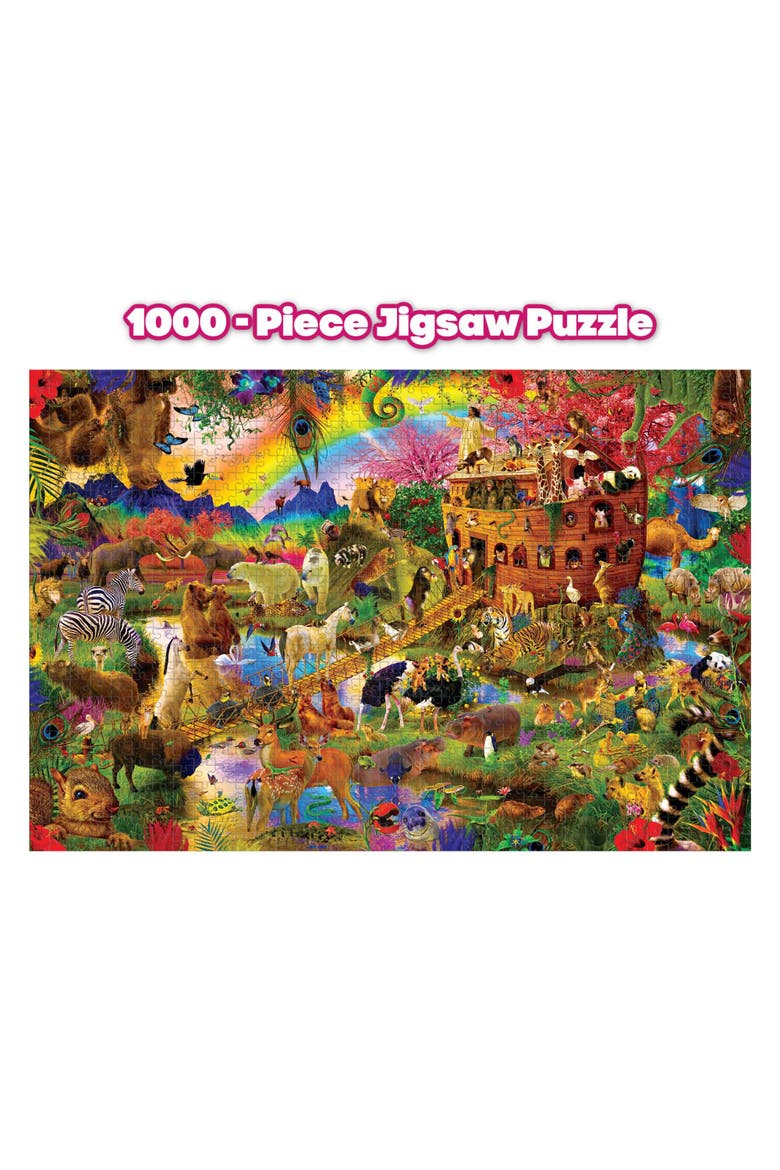 Noah's Ark Animals 1000 Piece Jigsaw Puzzle, Alternate, color, Multi-Color