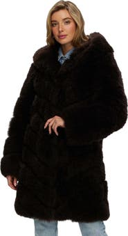 GORSKI Select Genuine Shearling Diagonal Parka