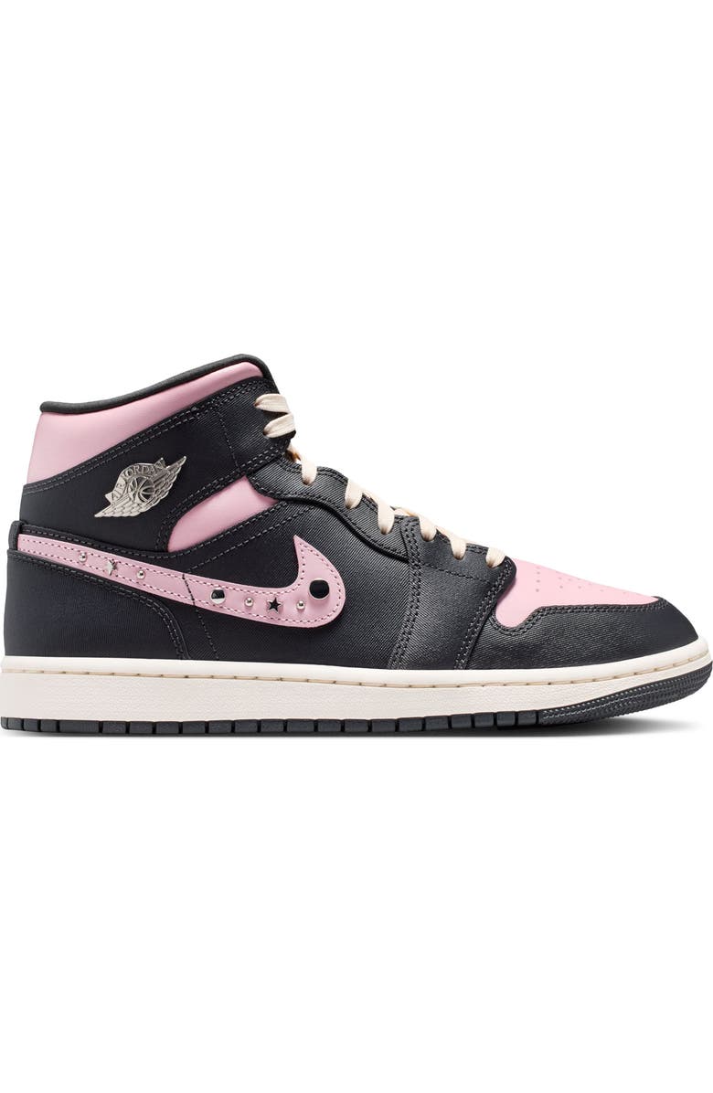 Jordan Air Jordan 1 Mid SE Basketball Sneaker, Alternate, color, Anthracite/ Iced Carmine