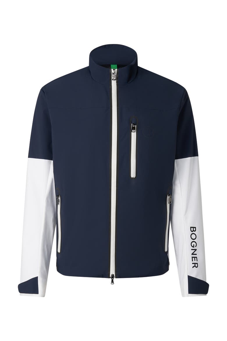 Bolek Functional Jacket, Main, color, Navy blue/white