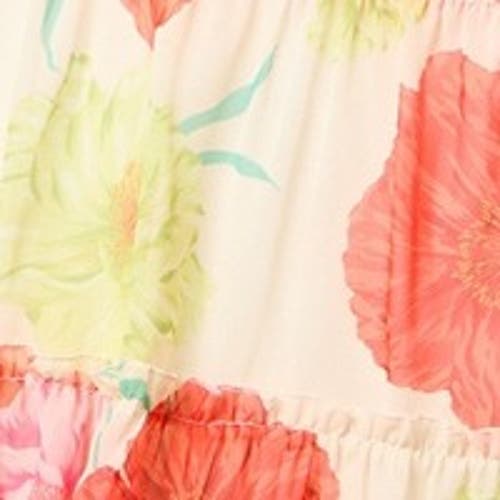 Oasis Rosette Detail Halterneck Midi Dress In Pink