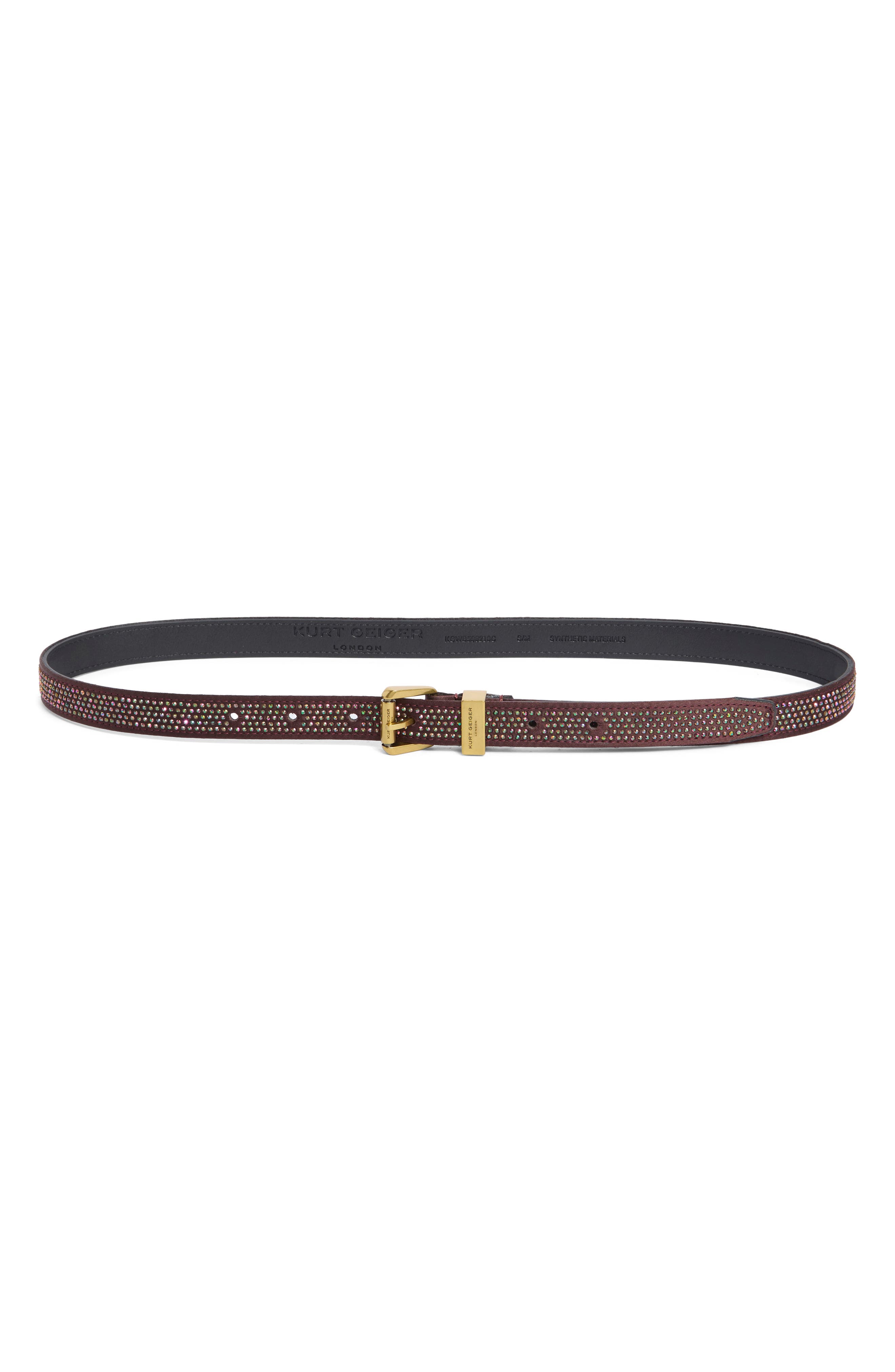 Brixton Crystal Faux Leather Belt