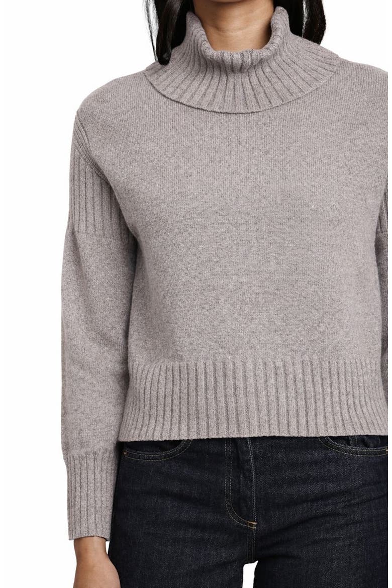 Turtleneck Sweater, Alternate, color, CINDER