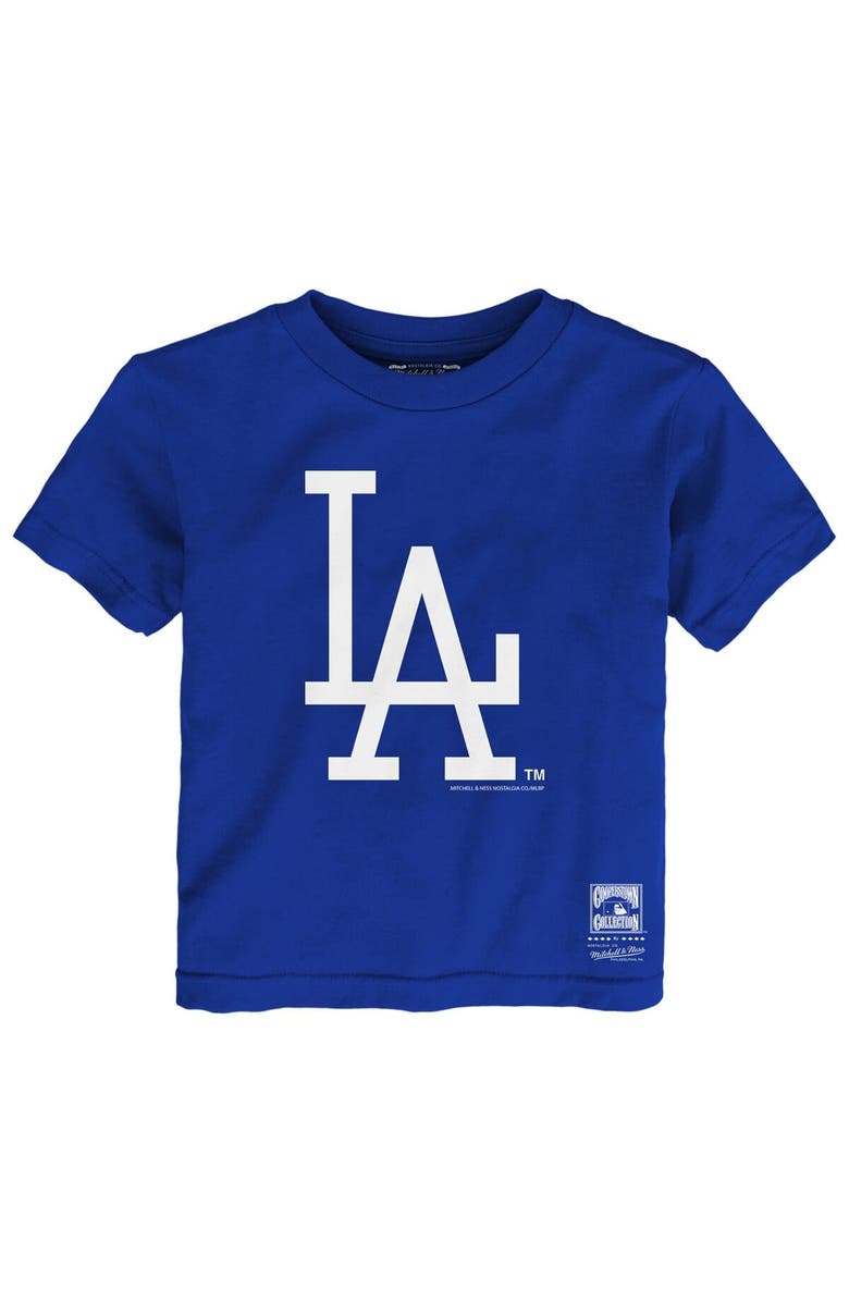 Mitchell & Ness Toddler Mitchell & Ness  Royal Los Angeles Dodgers Retro Logo T-Shirt, Main, color, Royal
