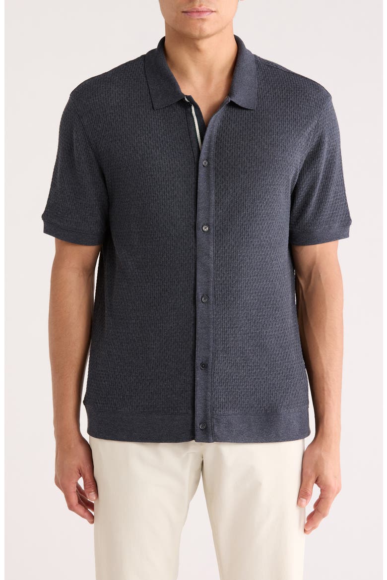 Connyr Short Sleeve Polo, Main, color, NAVY