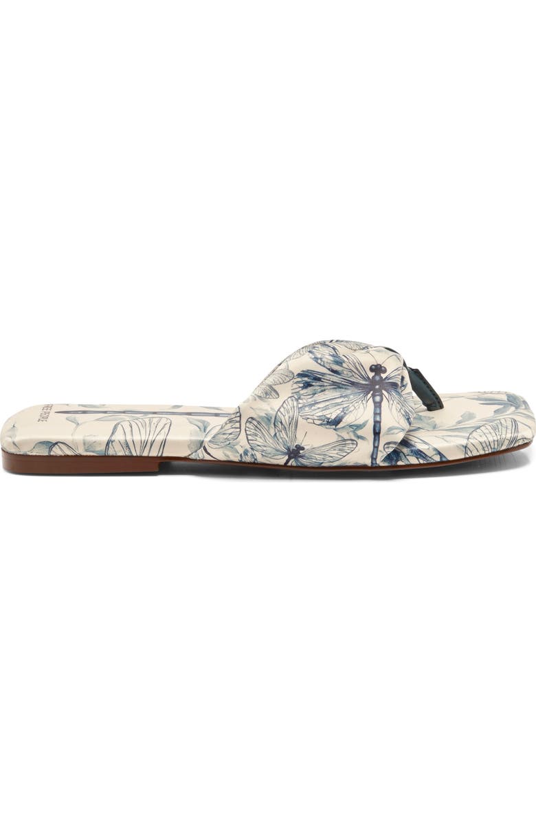 Free People Tia Print Slide Sandal, Alternate, color, Dragonfly Bandana