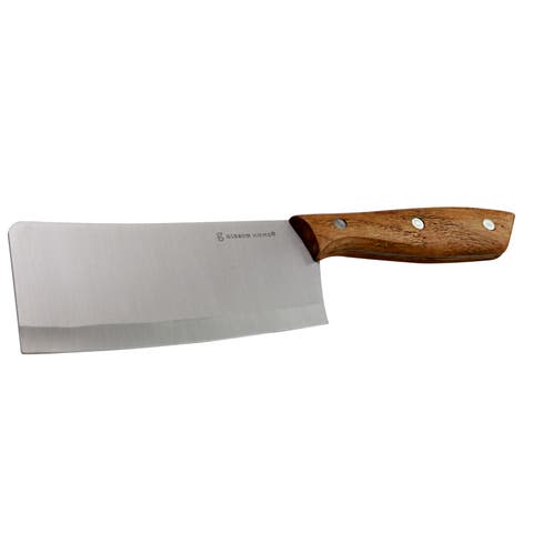 Seward 6 inch Stainless Steel Cleaver with Wooden Handle