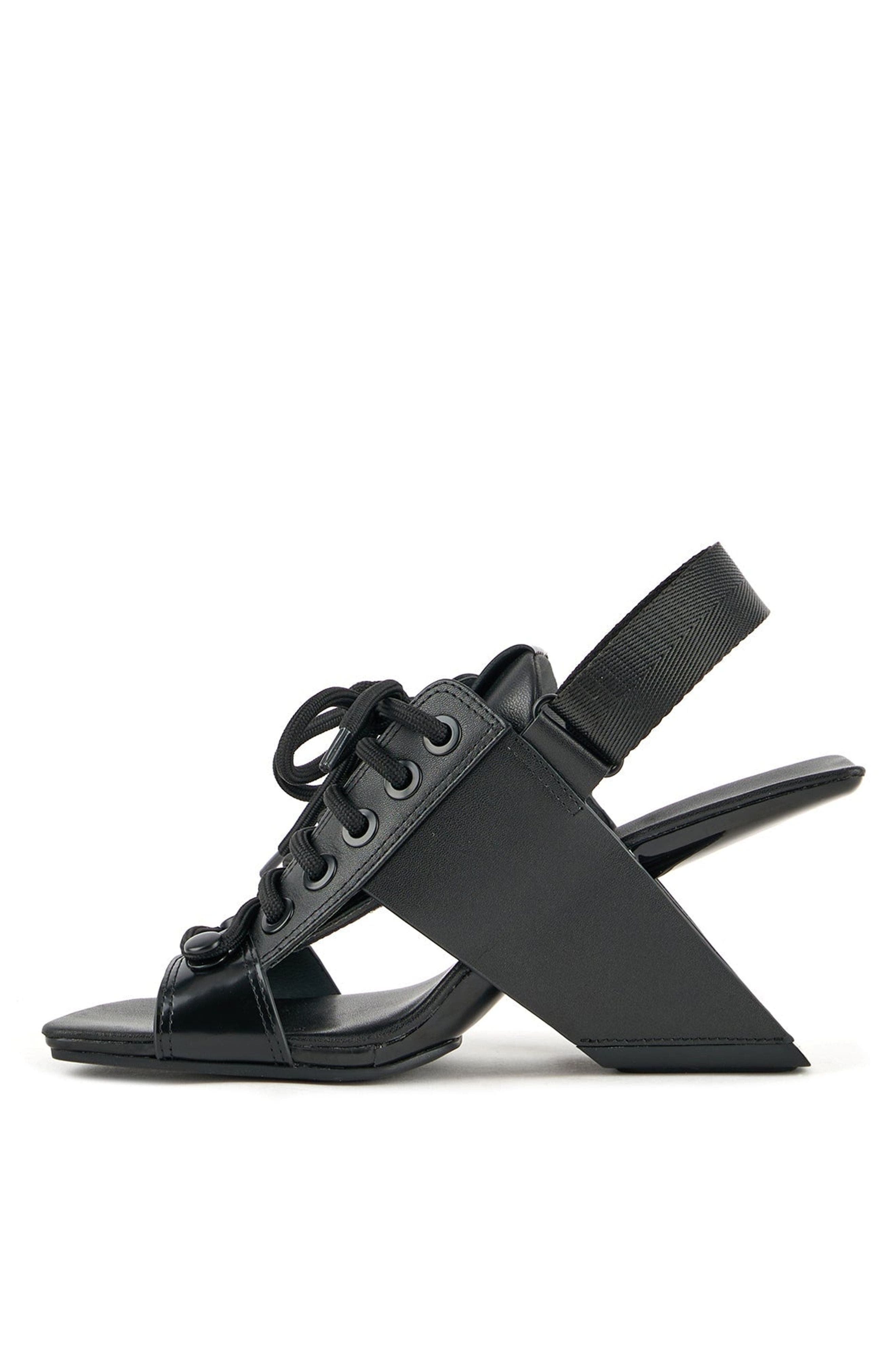 Loop Sporty Hi sandal, Alternate, color, Black