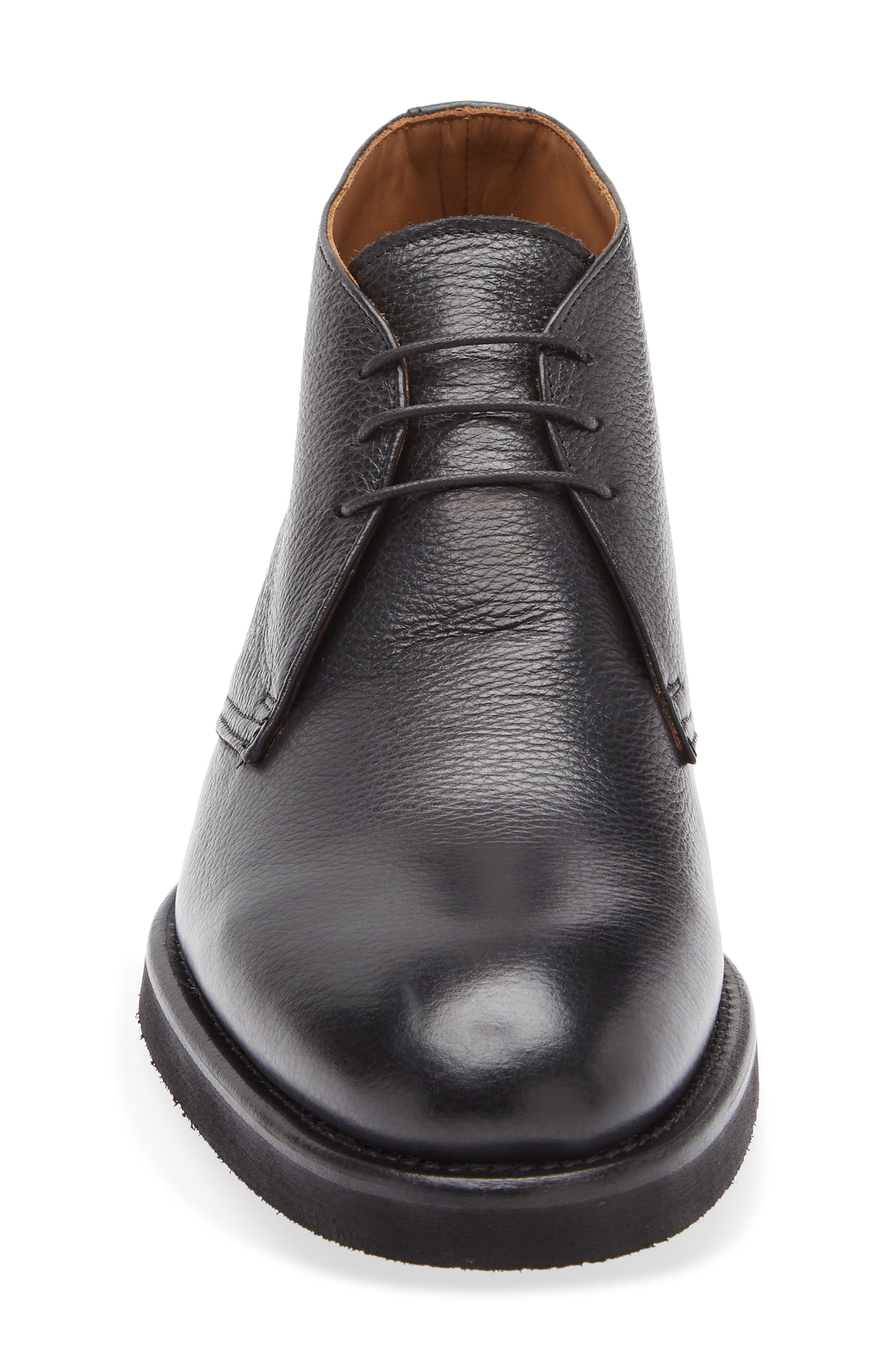 Nordstrom Italian Collection Saluzzo Chukka Boot, Alternate, color, Black Leather