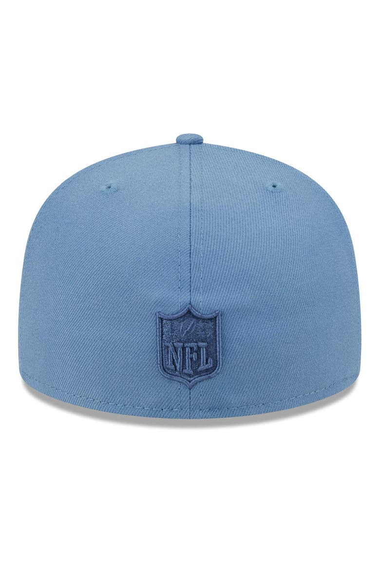 Men's  New Era Blue Denver Broncos Color Pack 59FIFTY Fitted Hat, Alternate, color, Blue