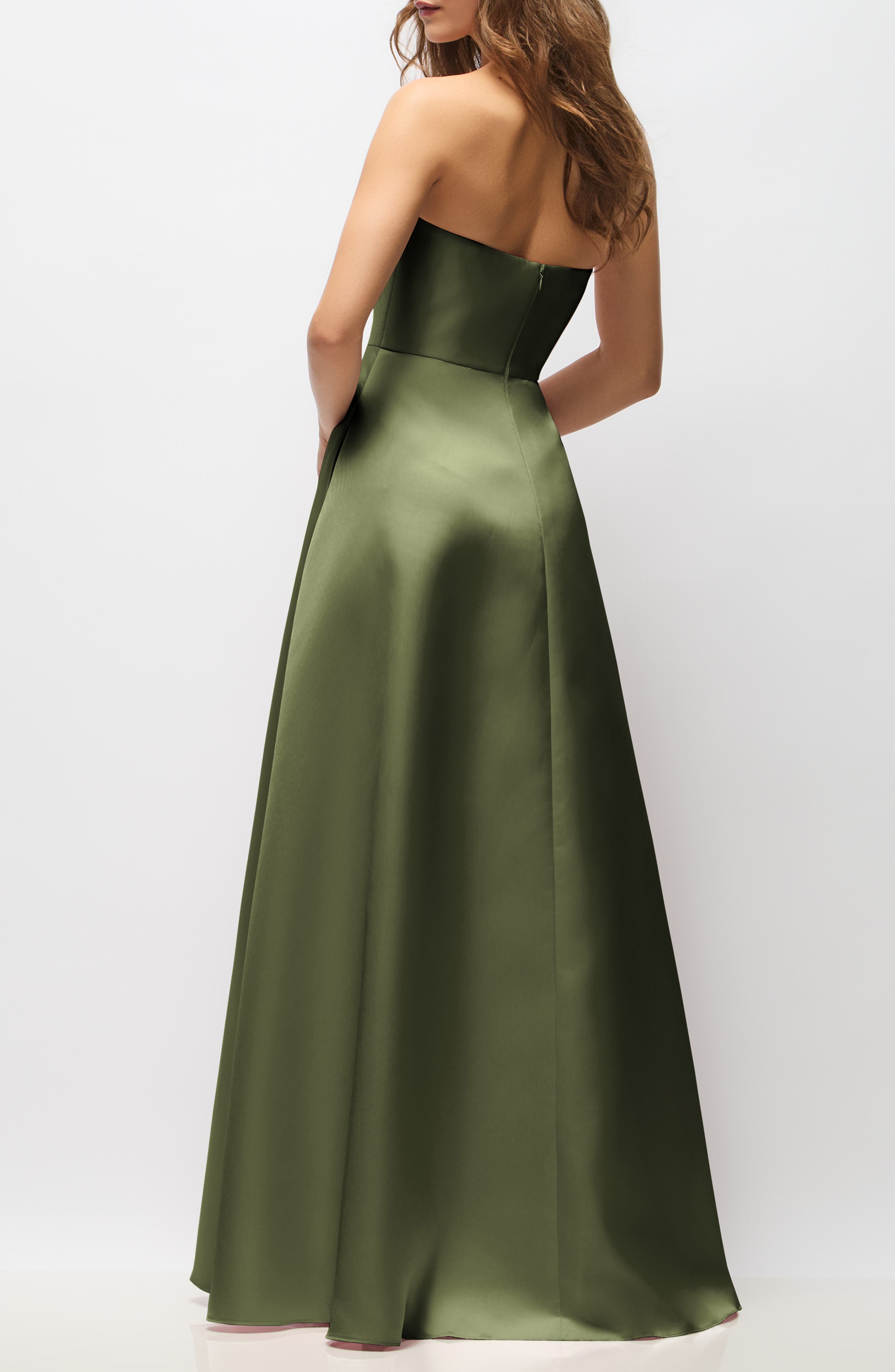 Josephine Straplesss Mikado Gown - image 2