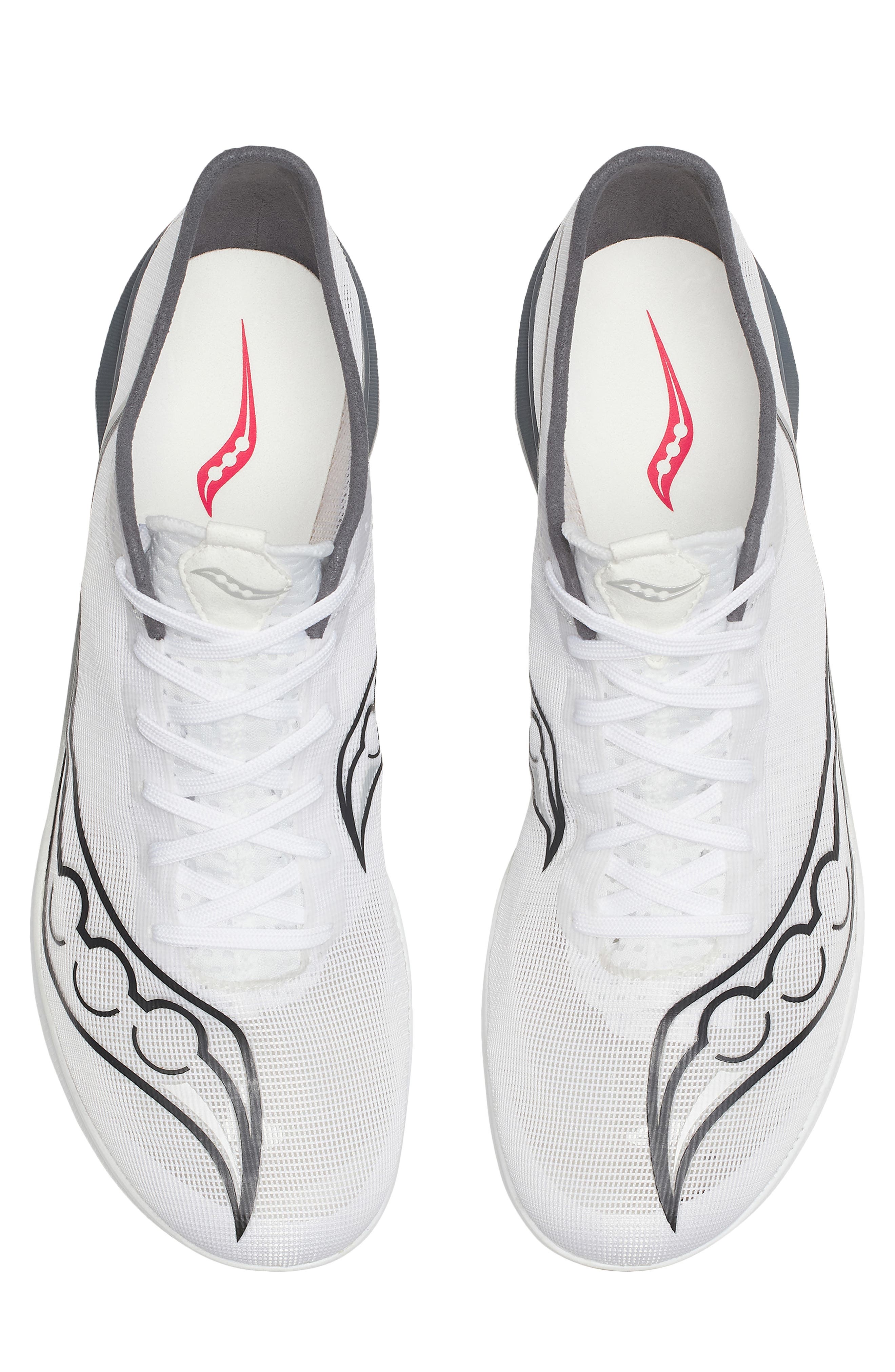 Gender Inclusive Endorphin Cheetah Running Shoe, Alternate, color, WHITE/ CARBON