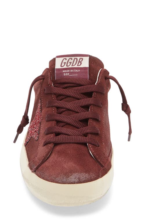 Golden Goose Super-star Sabot Mule Sneaker In Burgundy