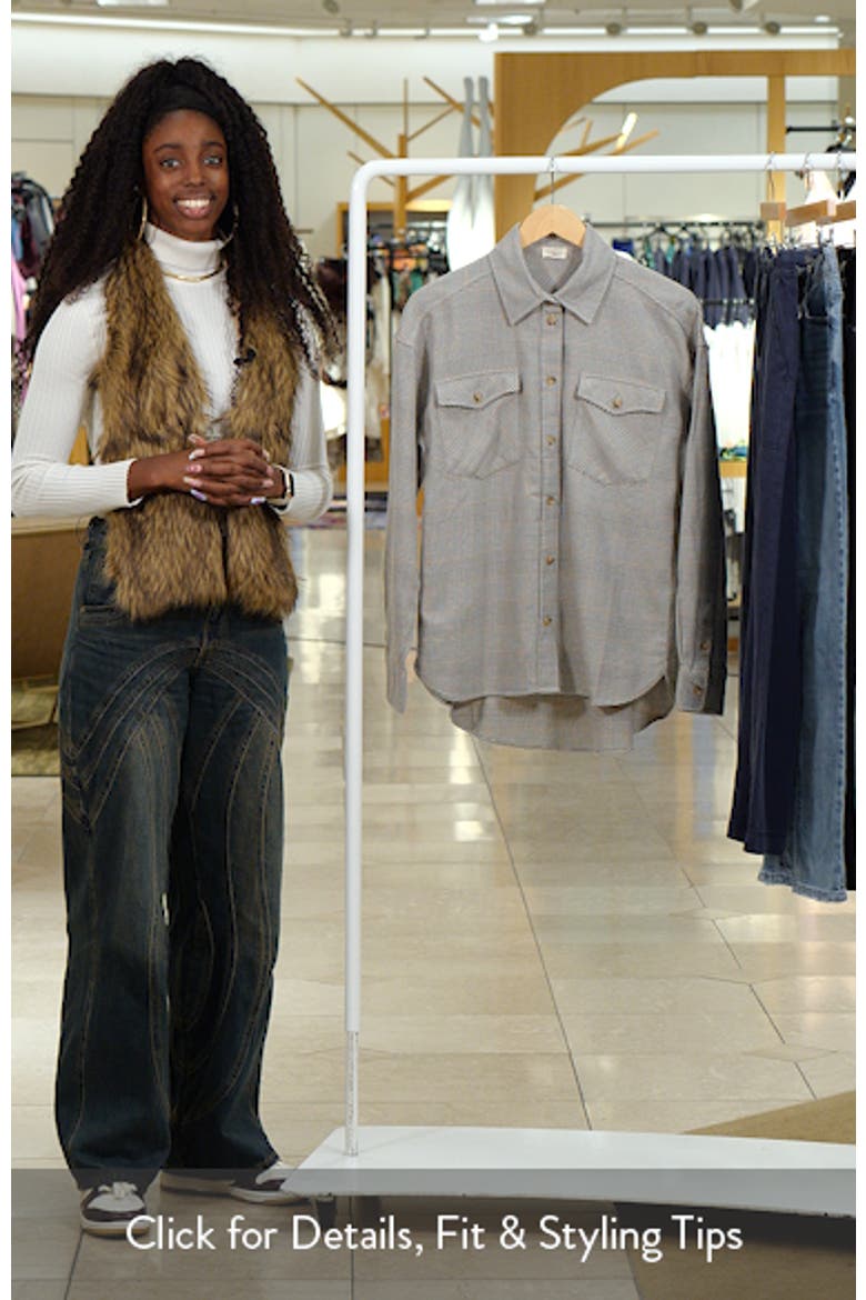 Nazaré Relaxed Flannel Button-Up Shirt video