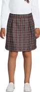 Lands' End School Uniform Girls Plaid Skort Top of Knee