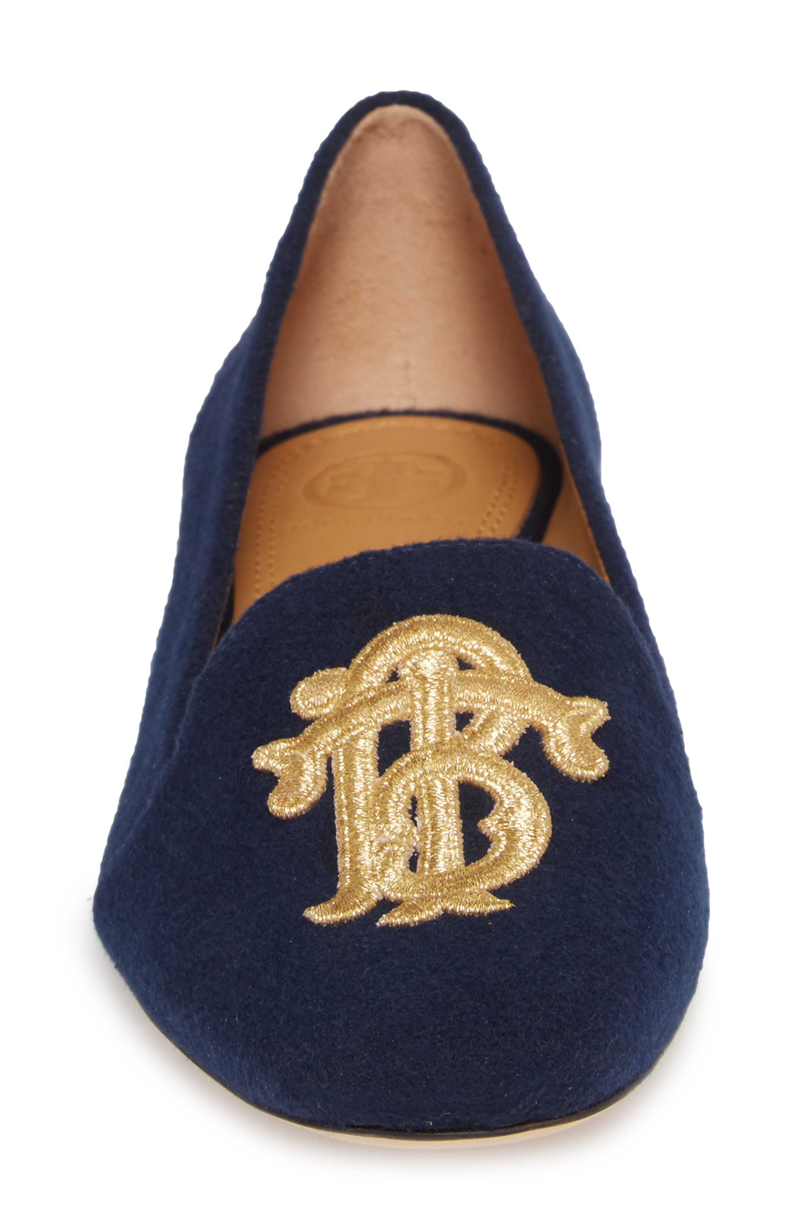 Antonia Monogram Loafer, Alternate, color, PERFECT NAVY