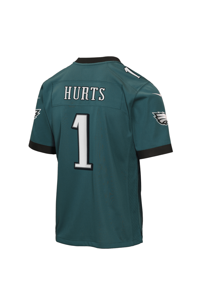 Youth Nike Jalen Hurts Midnight Green Philadelphia Eagles Team Game Jersey, Alternate, color, Green
