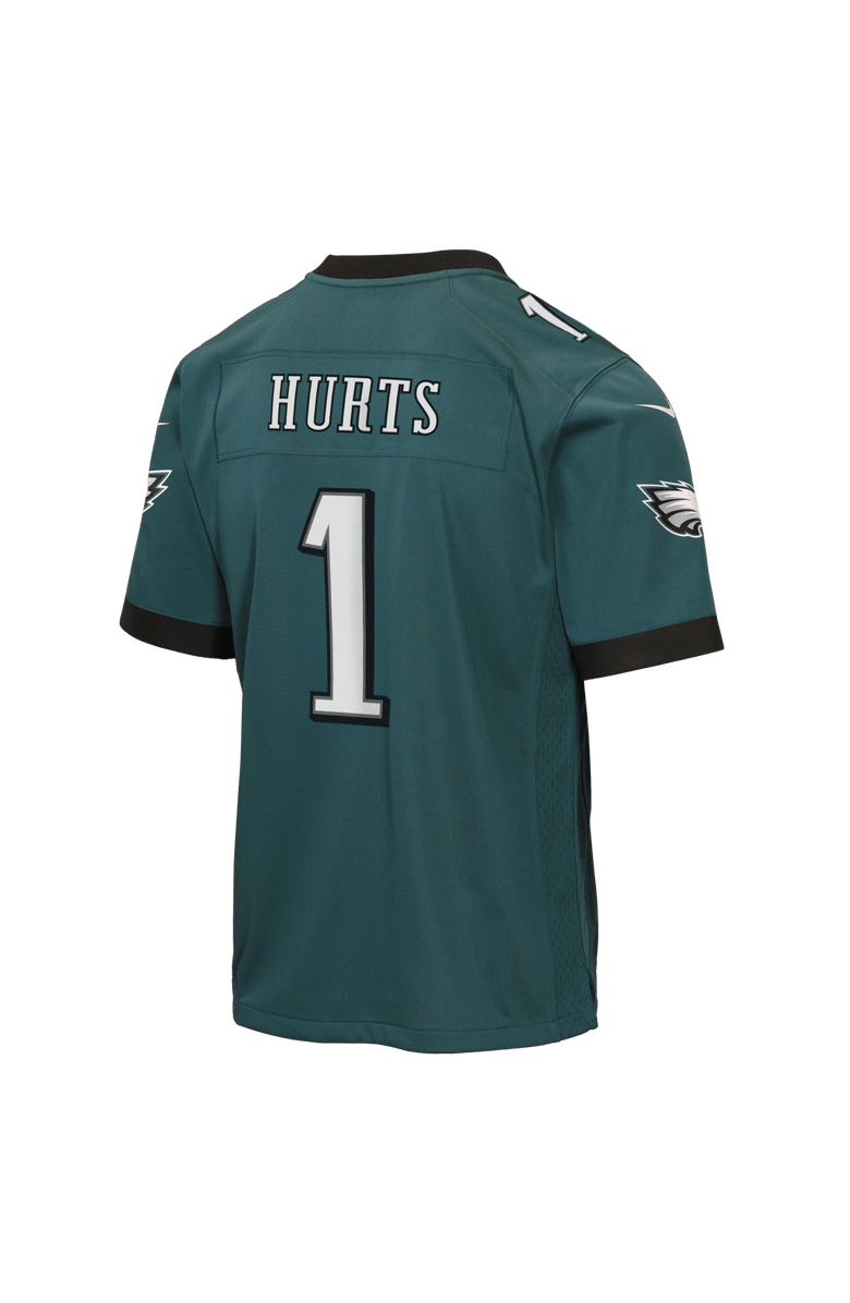 Nike Youth Nike Jalen Hurts Midnight Green Philadelphia Eagles Team Game Jersey, Alternate, color, Green