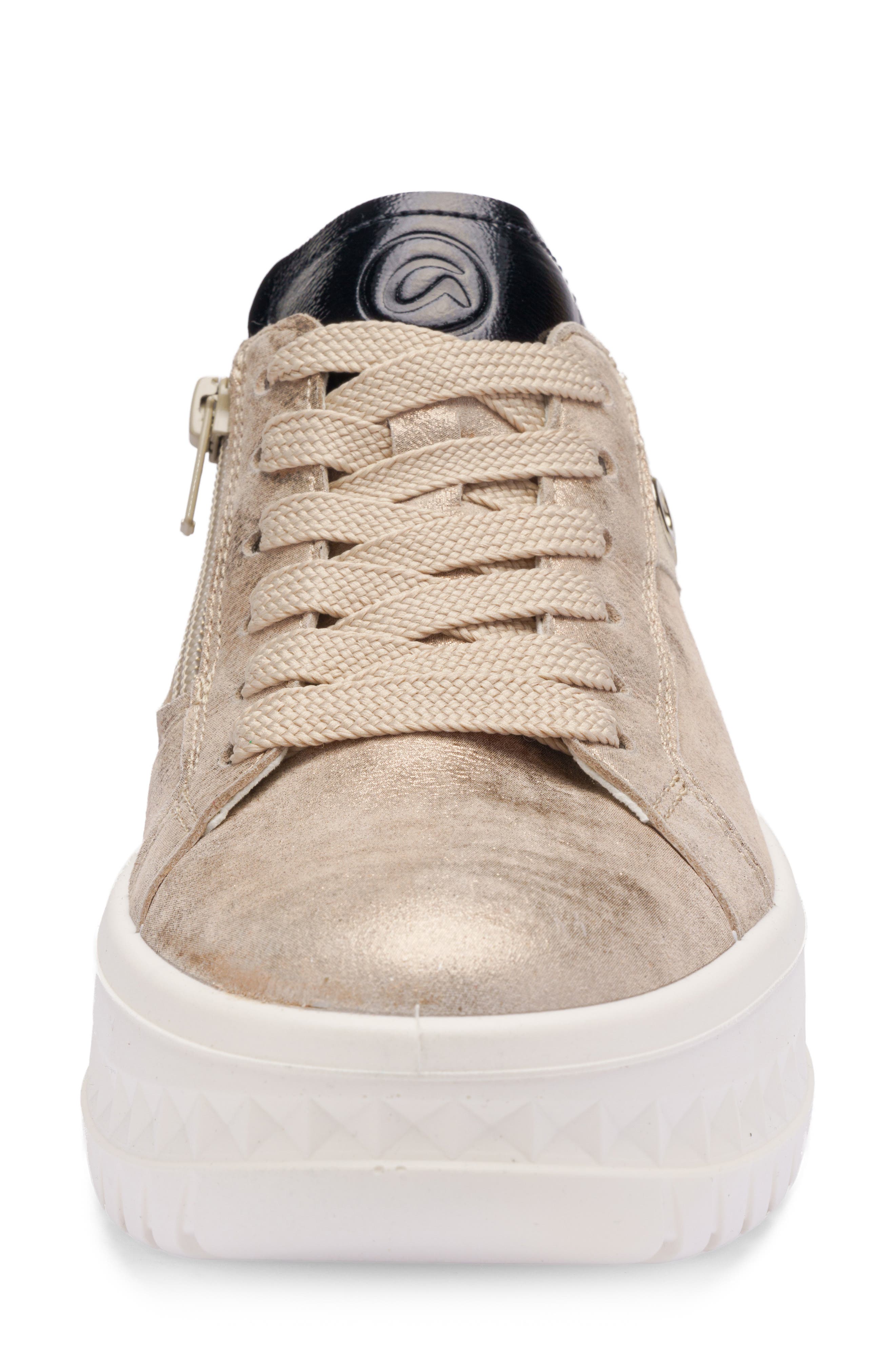 Meridian Platform Sneaker, Alternate, color, SHELL/ BEACH/ BLACK