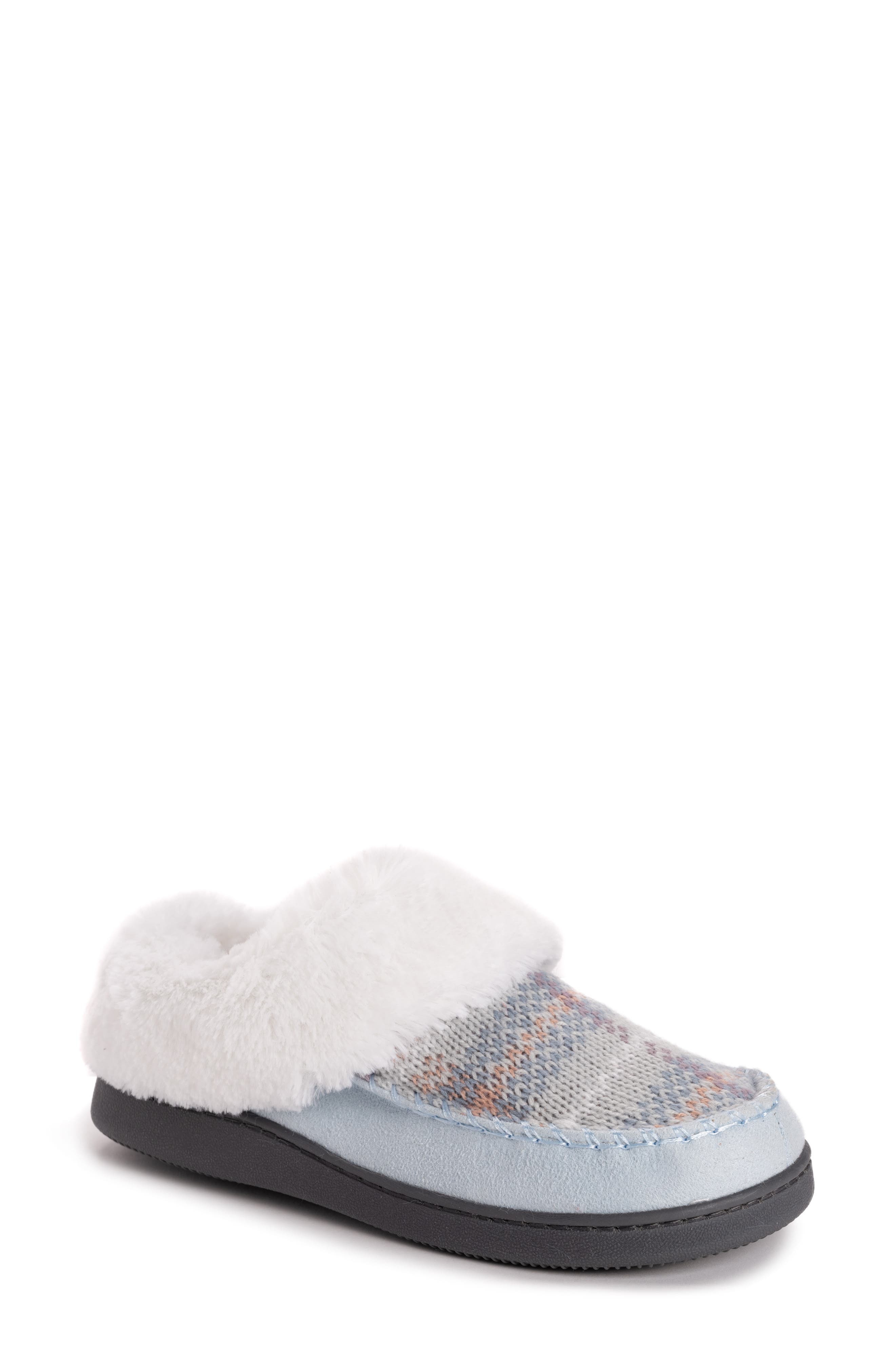 Minerva Faux Shearling Slipper, Main, color, CUMULUS