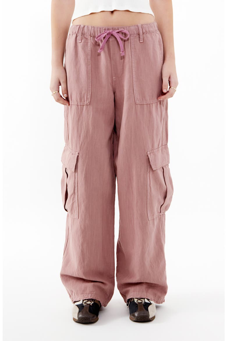 Luca Cotton & Linen Pants, Main, color, DUSK