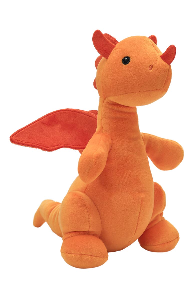 Manhattan Toy Brightfuls Citrus Dragon Stuffed Animal, Main, color, Orange