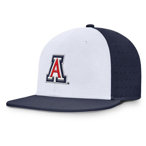 Men's Nike White/Navy Arizona Wildcats On-Field Dugout True Performance Fitted Hat