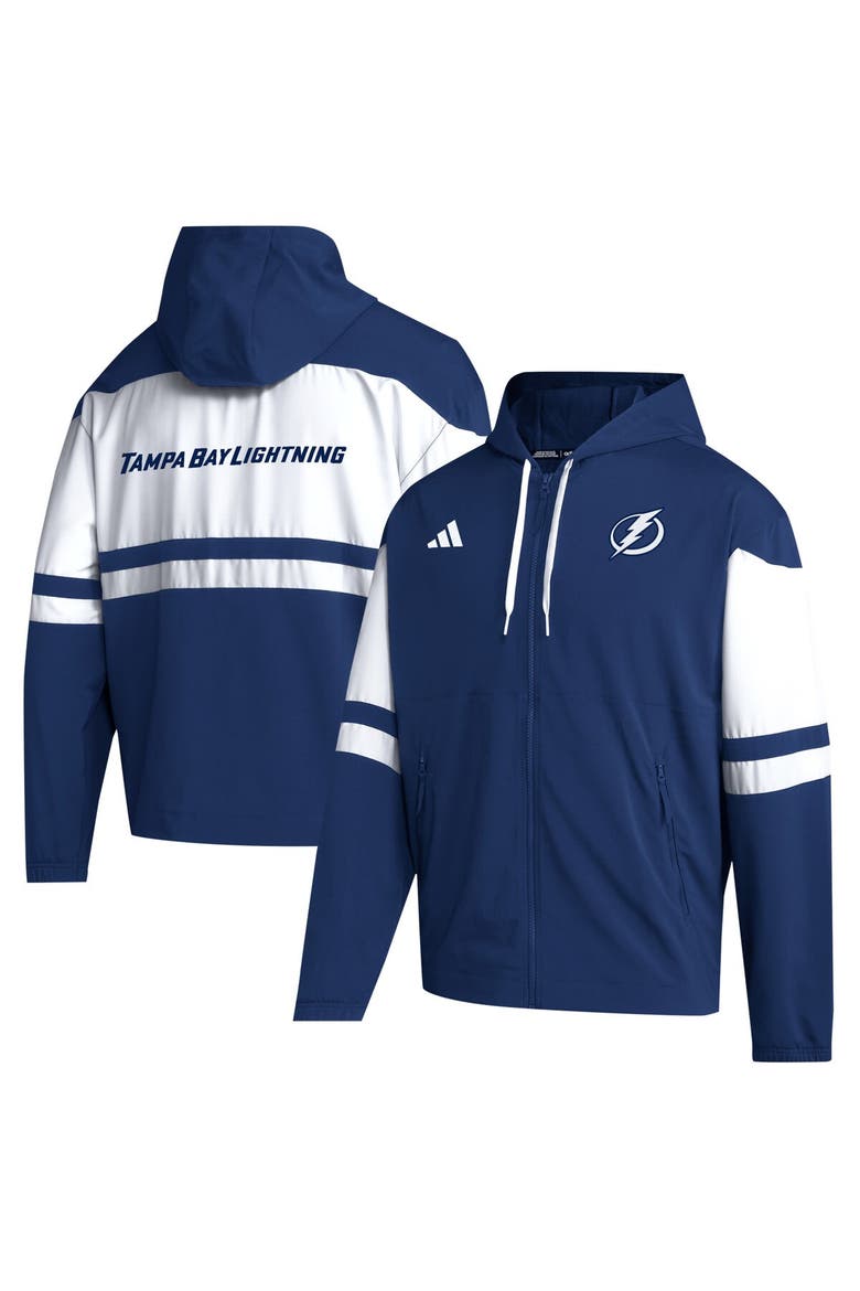 Men's adidas  Blue Tampa Bay Lightning Full-Zip Hoodie, Main, color, Blue