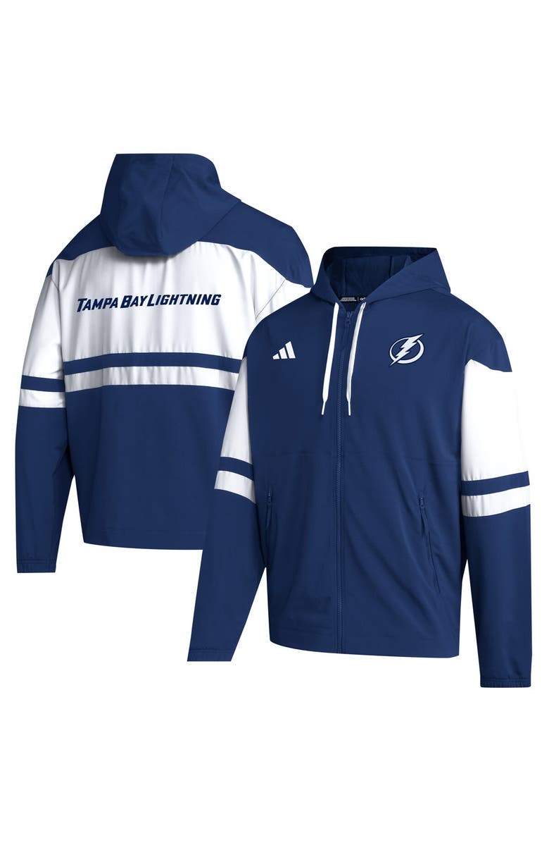 adidas Men's adidas Blue Tampa Bay Lightning Full-Zip Hoodie, Main, color,