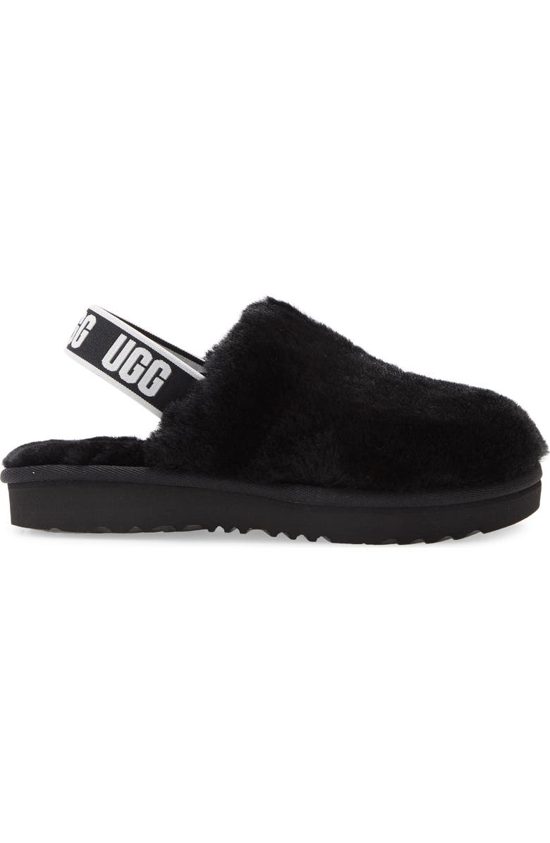 UGG<sup>®</sup> Fluff Yeah Genuine Shearling Clog, Alternate, color,