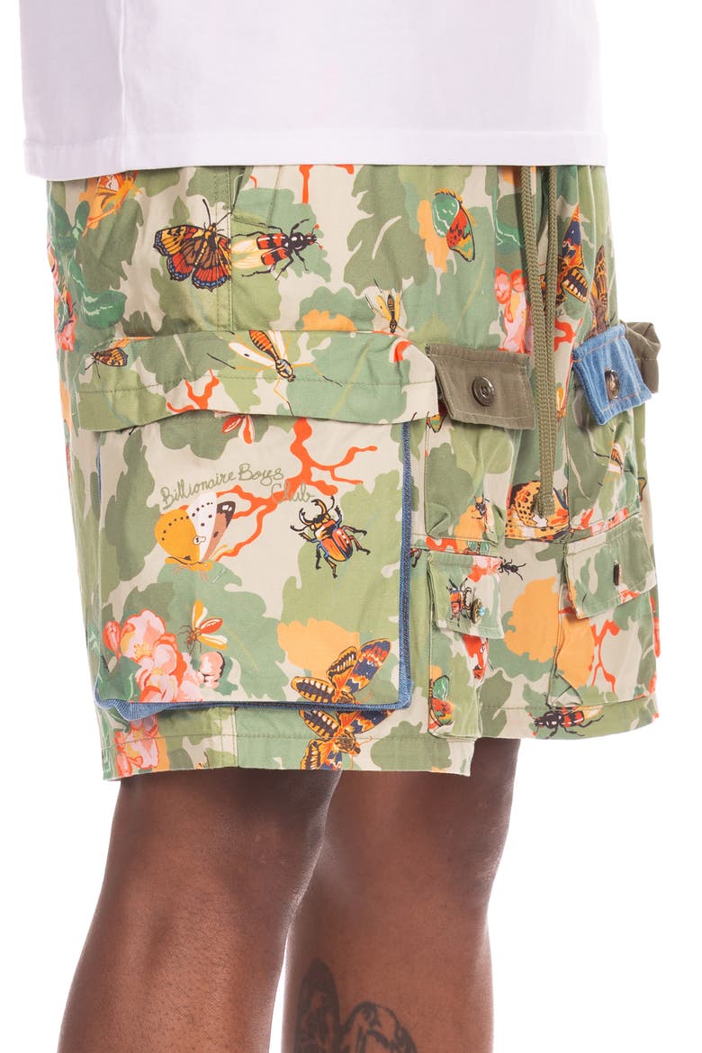BB Trails Cotton Drawstring Cargo Shorts, Alternate, color, PALE MARIGOLD