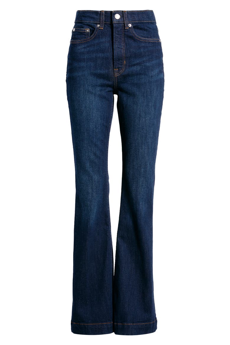 SPANXsculpt™ ReDefine High Waist Flare Leg Jeans, Alternate, color, DARK INDIGO