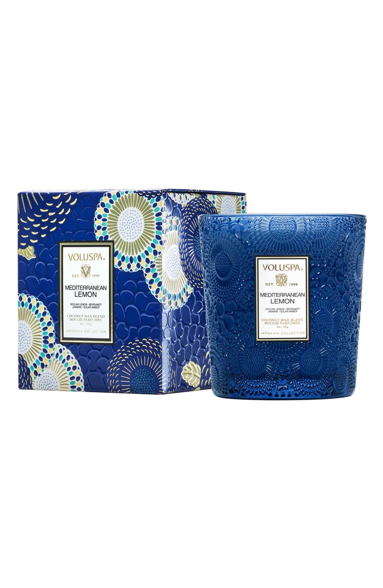 Voluspa Mediterranean Lemon Classic Candle, Alternate, color, Mediterranean Lemon