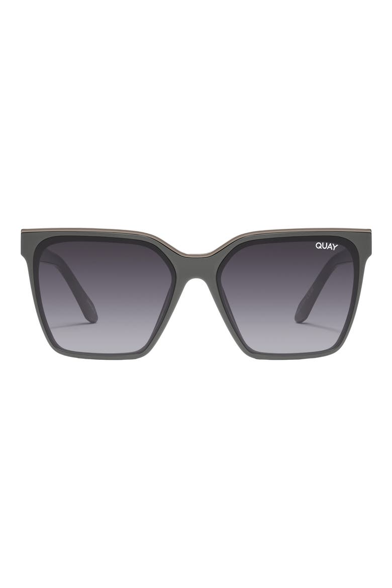 Level Up 51mm Square Sunglasses, Main, color, GREY/ SMOKE