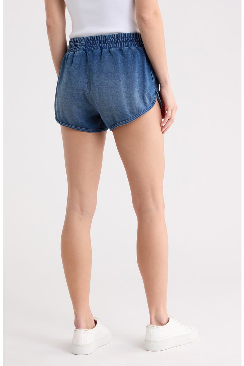Jeanius French Terry Shorts, Alternate, color, INDIGO900