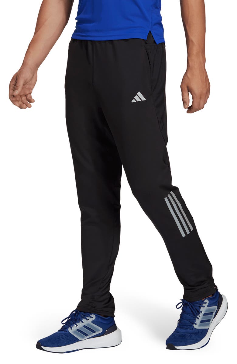 adidas Own the Run Warm Pants, Main, color, Black