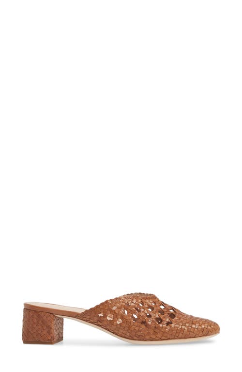 Loeffler Randall Lulu Woven Leather Mules In Brown