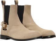 Balmain Anthem Chelsea boots in suede leather