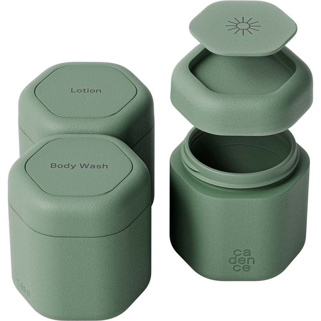 Cadence Body Capsule Trio Set In Green