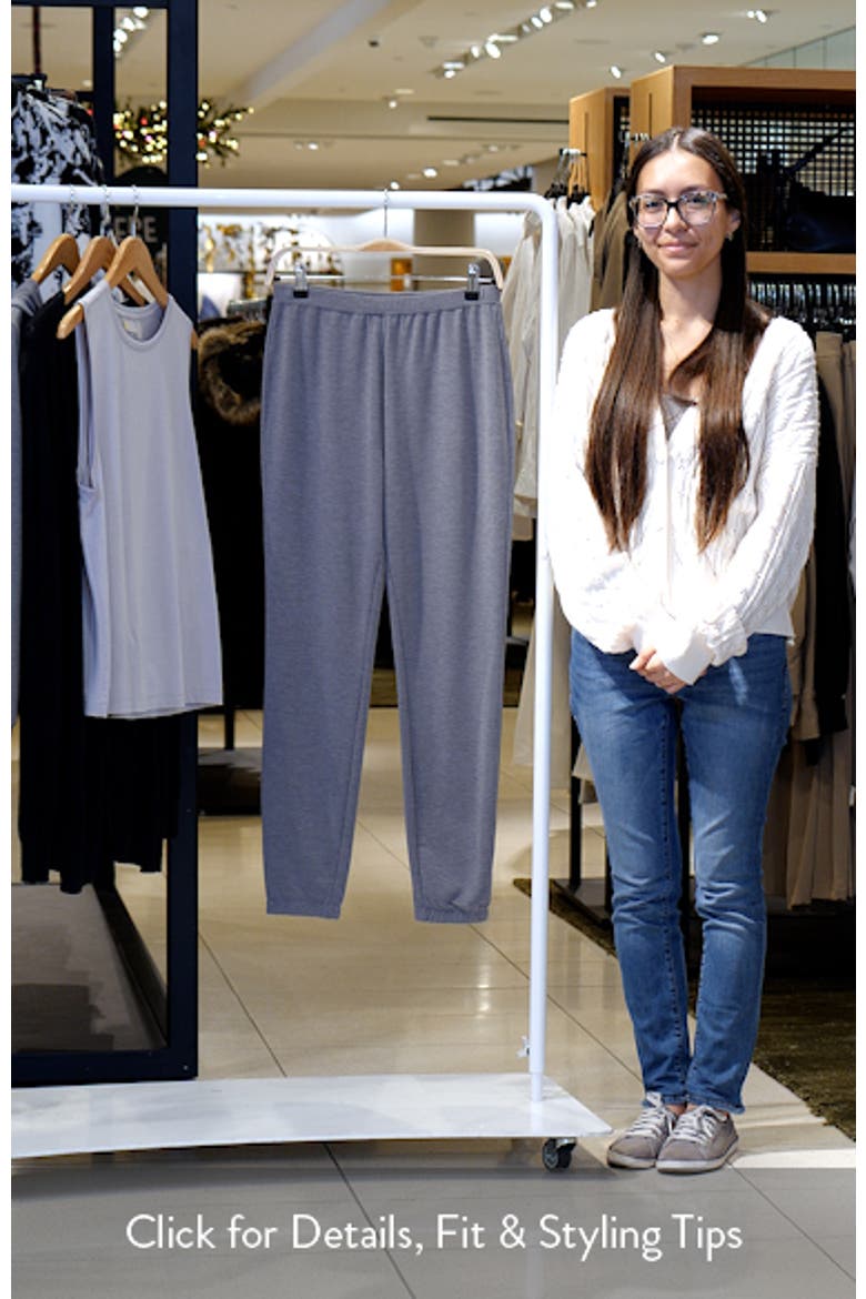 Slim Fit Cozy Recycled Polyester Blend Fleece Joggers video
