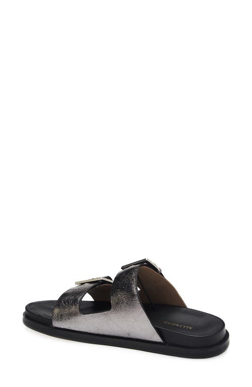 Shop Allsaints Mia Metallic Strap Sandal