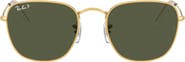 Ray-Ban 51mm Polarized Rectangular Sunglasses