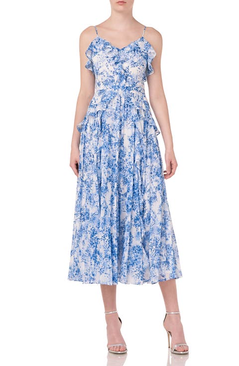 Sleeveless Printed Midi Dress