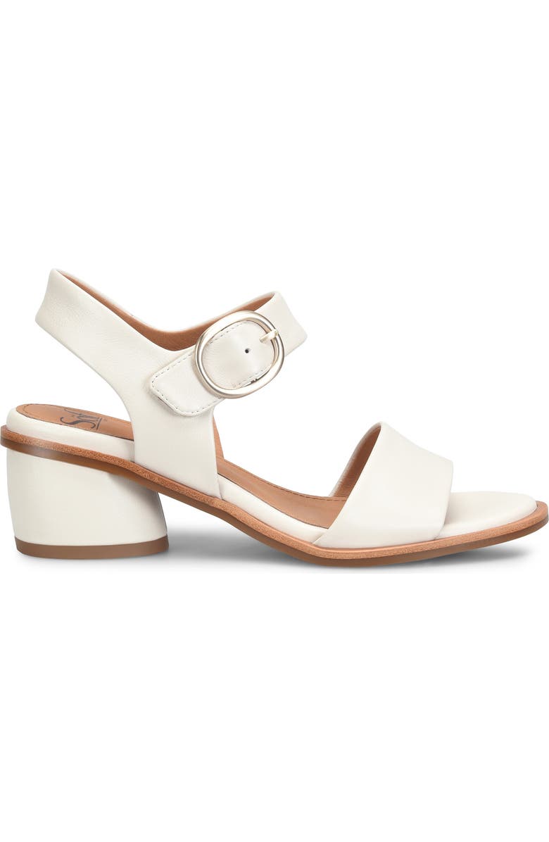 Söfft Chevonne Ankle Strap Sandal, Alternate, color, White