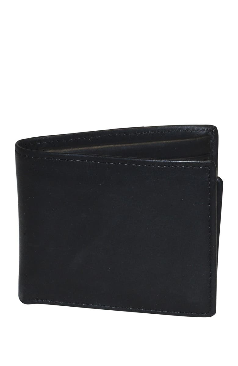 BUXTON Dopp Regatta Leather Convertible Thinfold Wallet, Main, color,