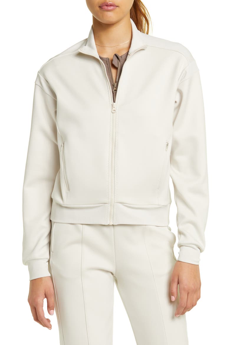 Side Step Track Jacket, Alternate, color, GREY MOONBEAM